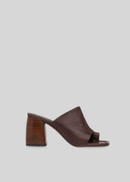 Acre Toe Loop Mule Brown