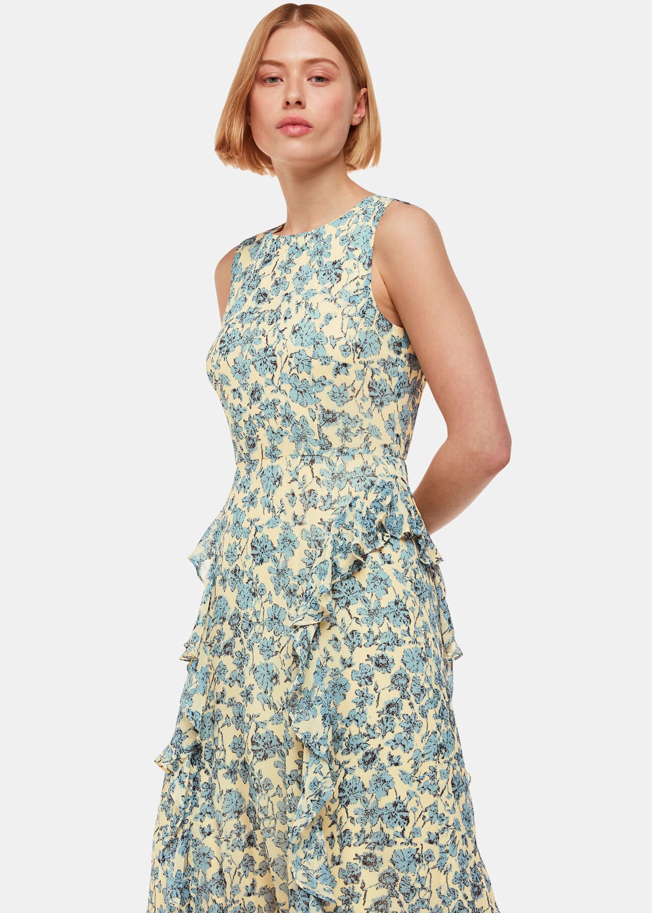 Shaded Floral Nellie Dress