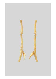 Bamboo Drop Earring