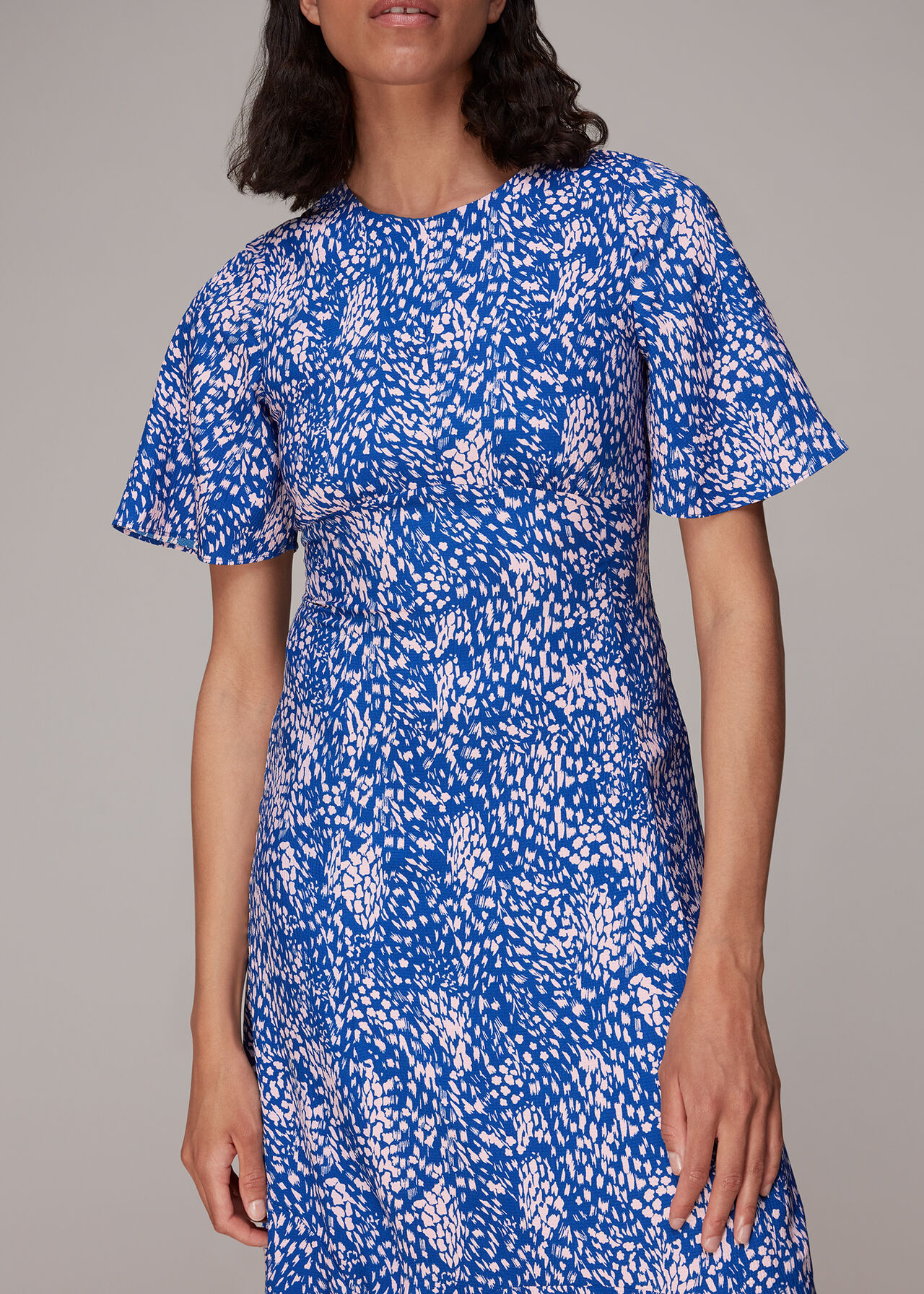 Lively Animal Print Midi Dress