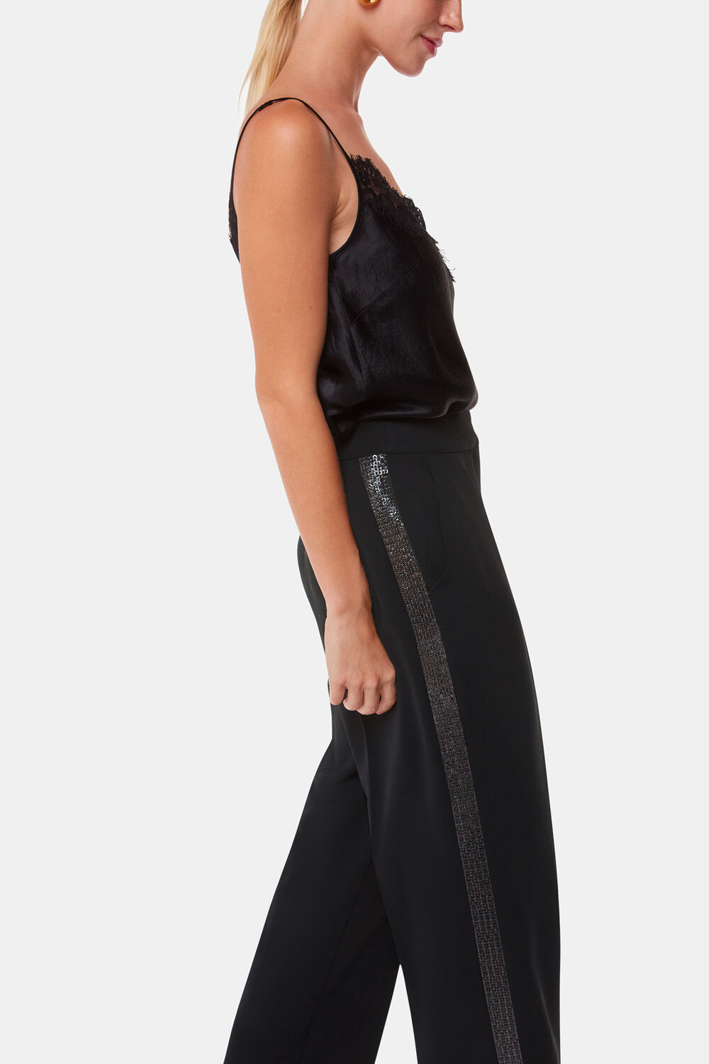 Quinn Sequin Stripe Trouser