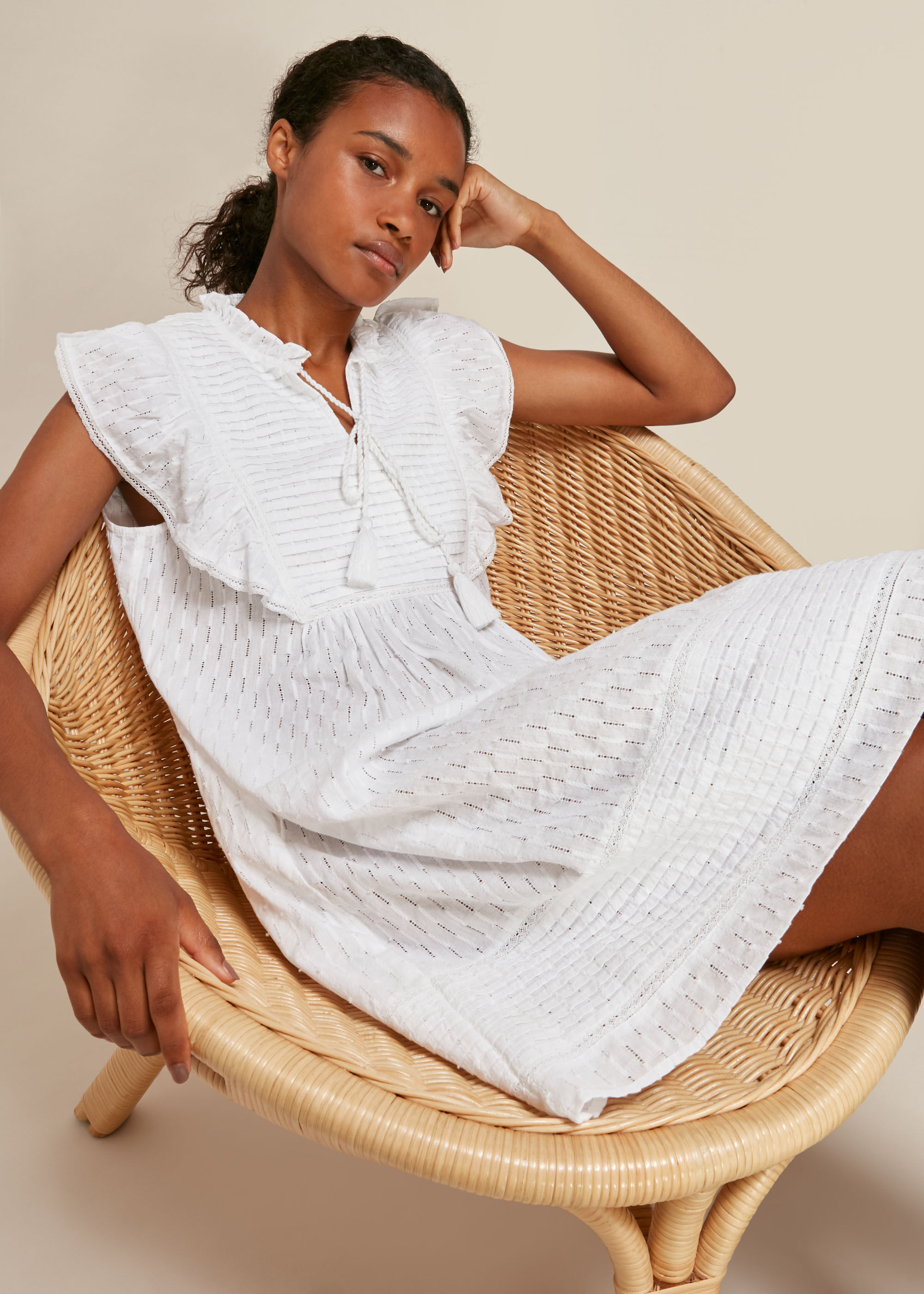 Whistles white new arrivals dress