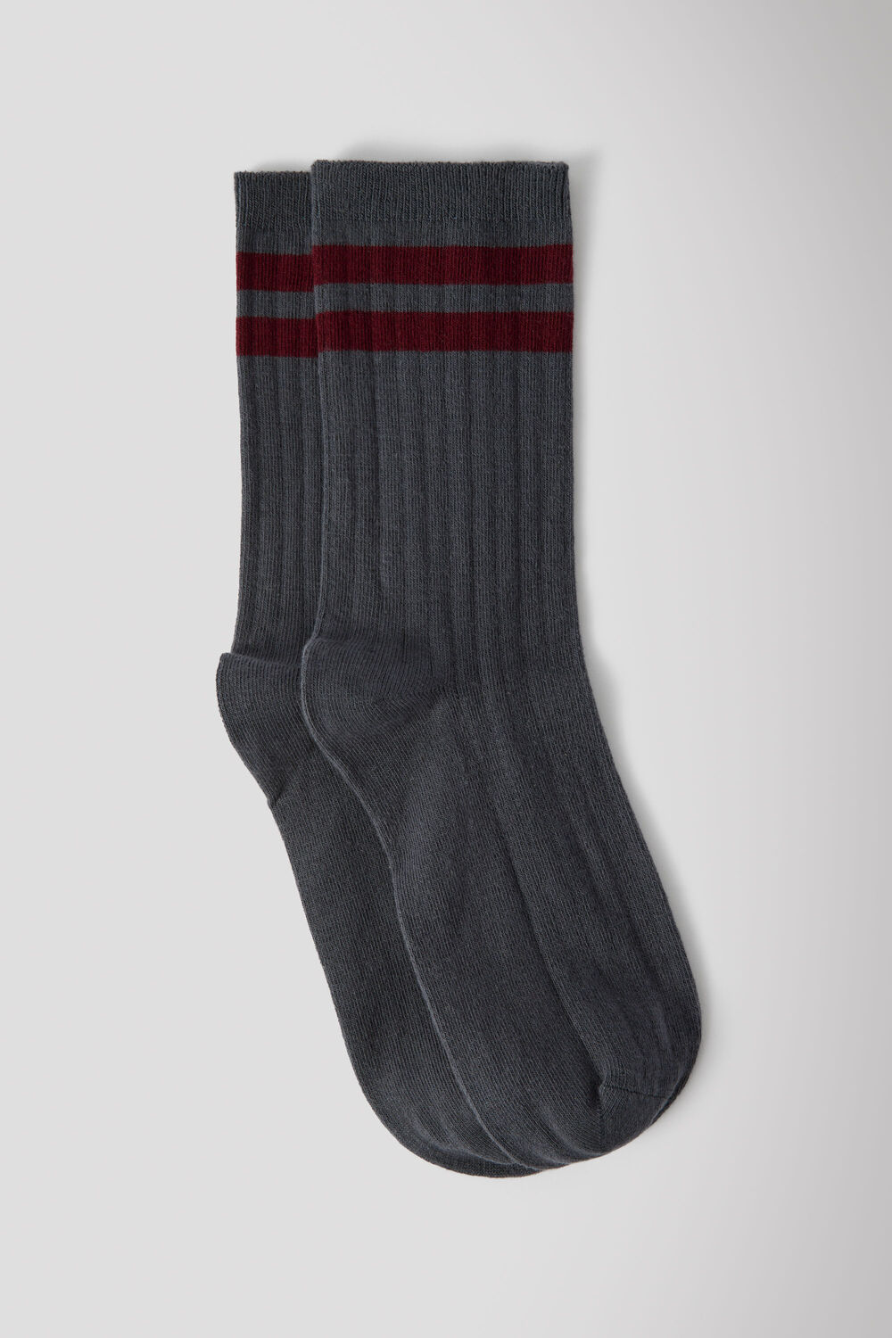 Striped Ribbed Socks