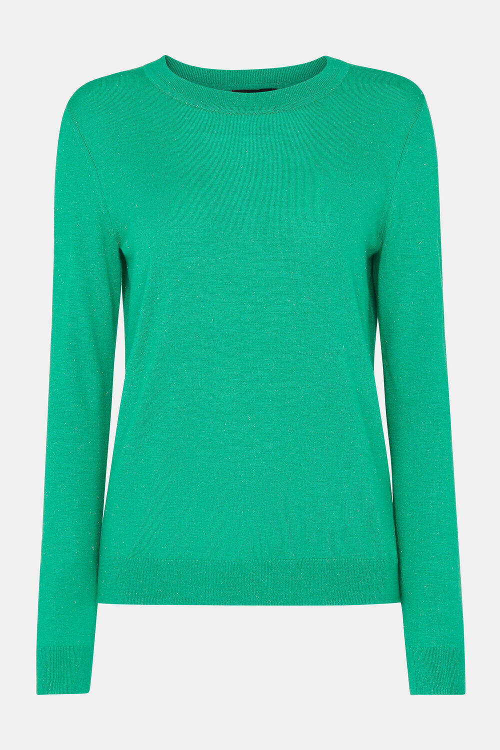 Green Annie Sparkle Crew Neck Sweater