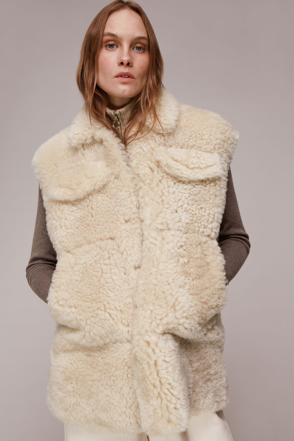 Iris Shearling Gilet