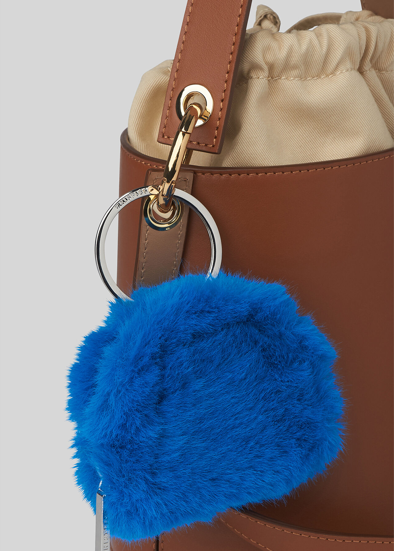 Harper Faux Fur Keyring Purse