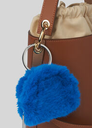 Harper Faux Fur Keyring Purse