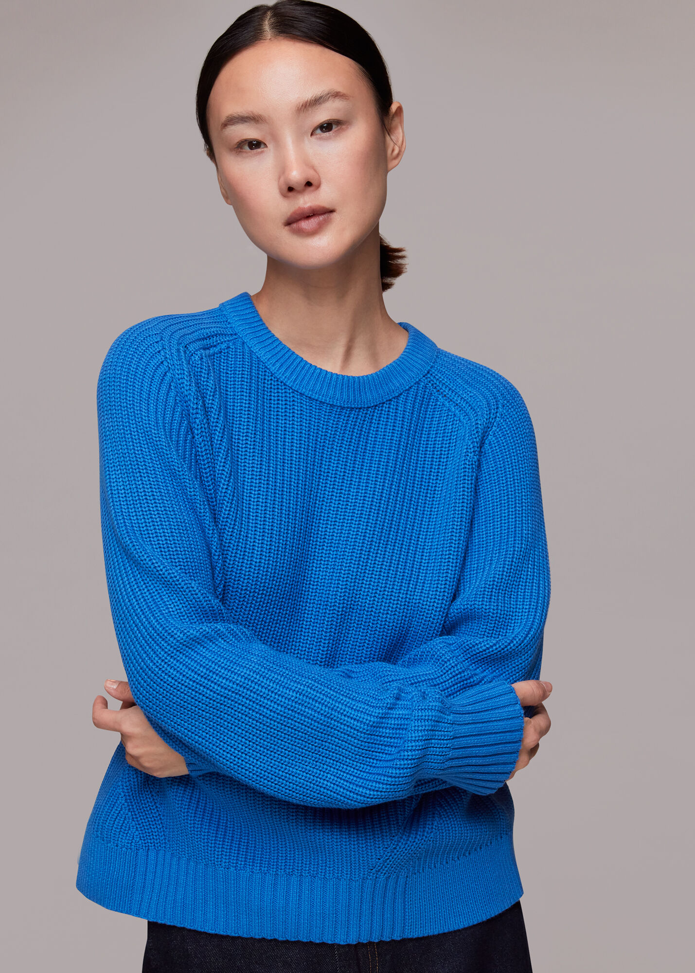 Rib Crew Neck Jumper