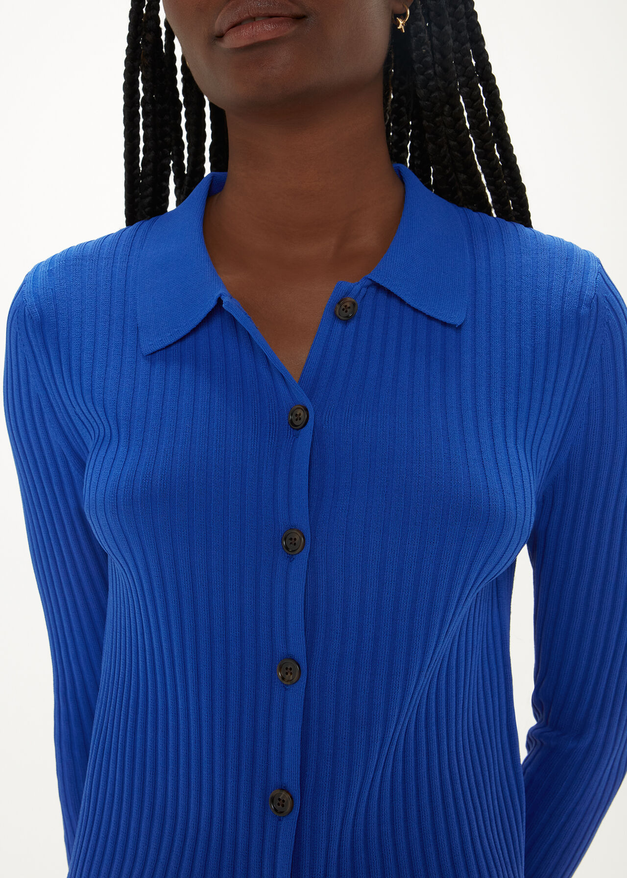 Collar Ribbed Shirt