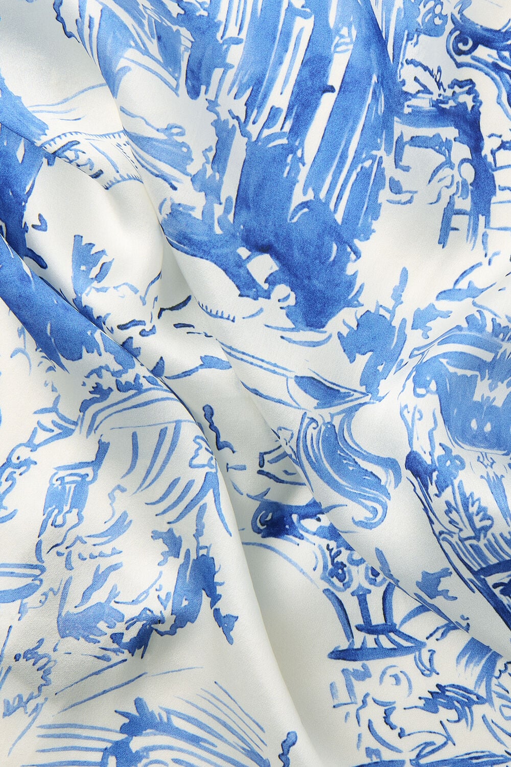 Rome Print Silk Scarf