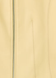 Clean Fitted Leather Jacket