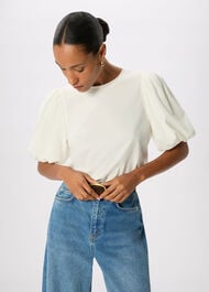 Puff Sleeve Detail Tee
