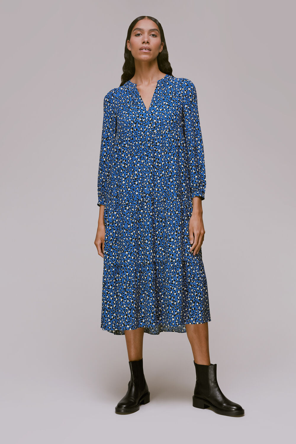 Amy Wild Leopard Trapeze Dress