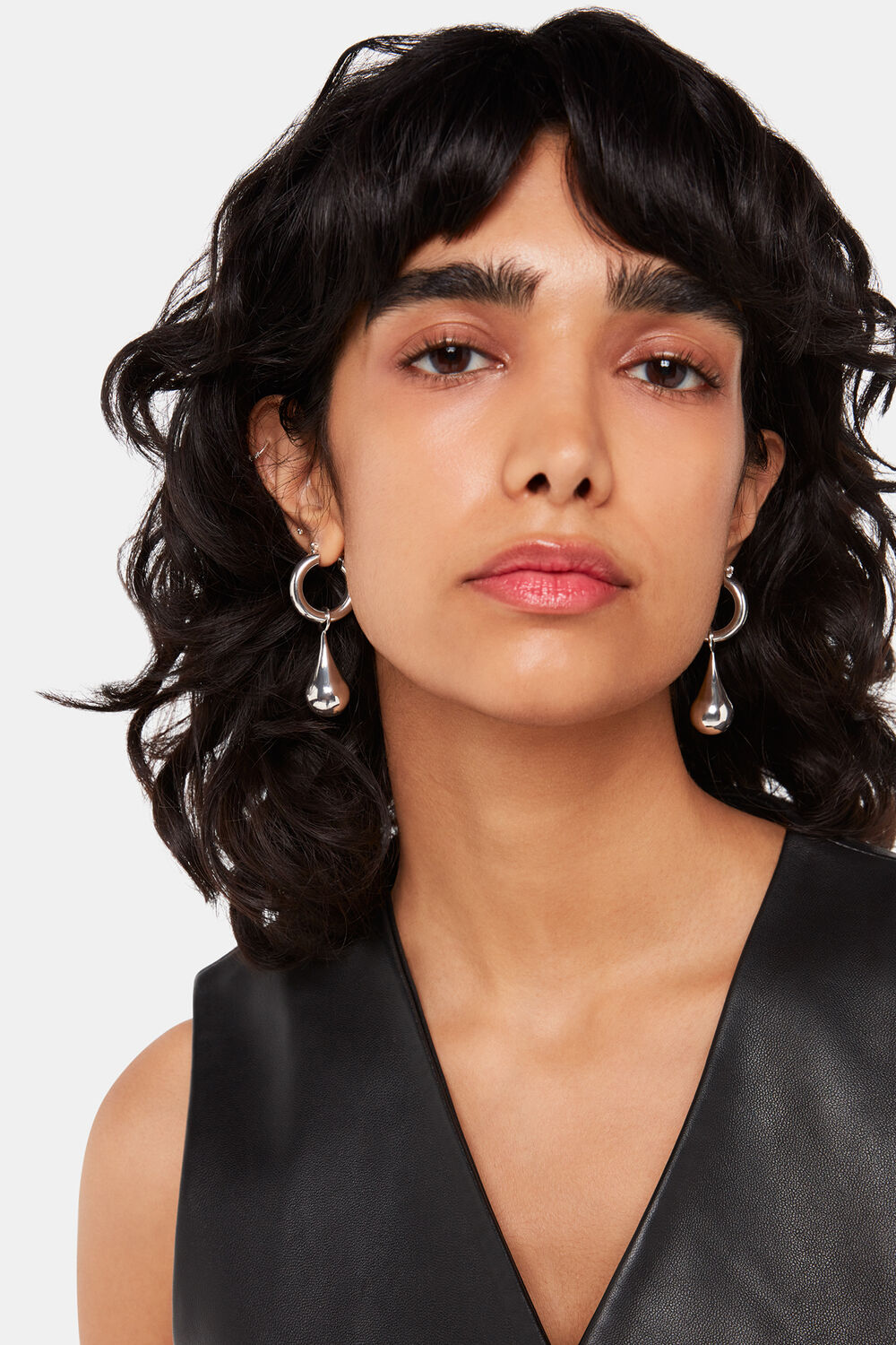 Chunky Teardrop Hoop