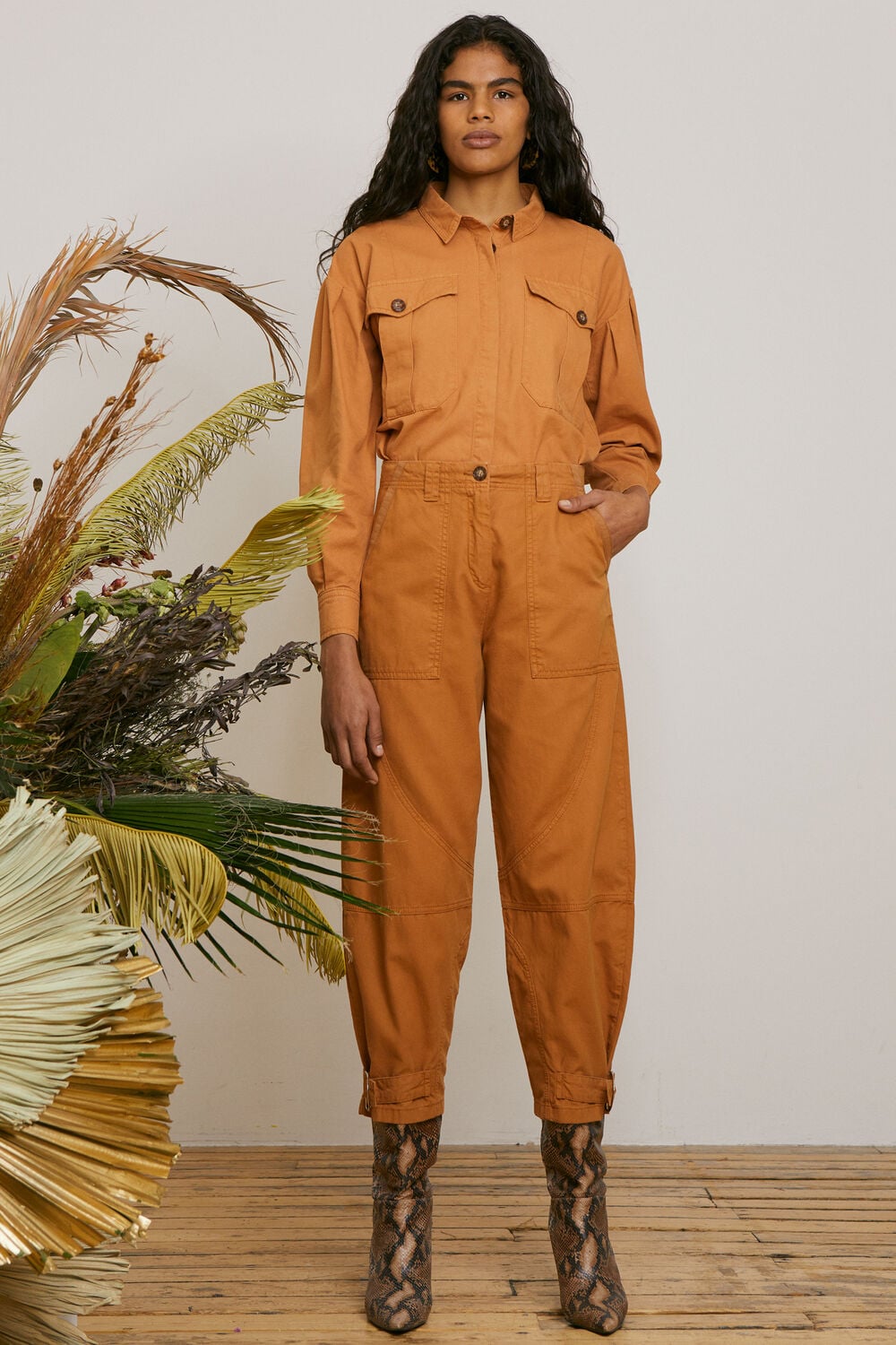 Cadi Utility Cargo Trouser Tobacco