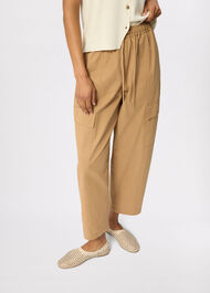 Utility Cotton Barrel Trouser