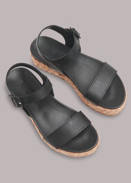 Ivie Raffia Flatform Sandal