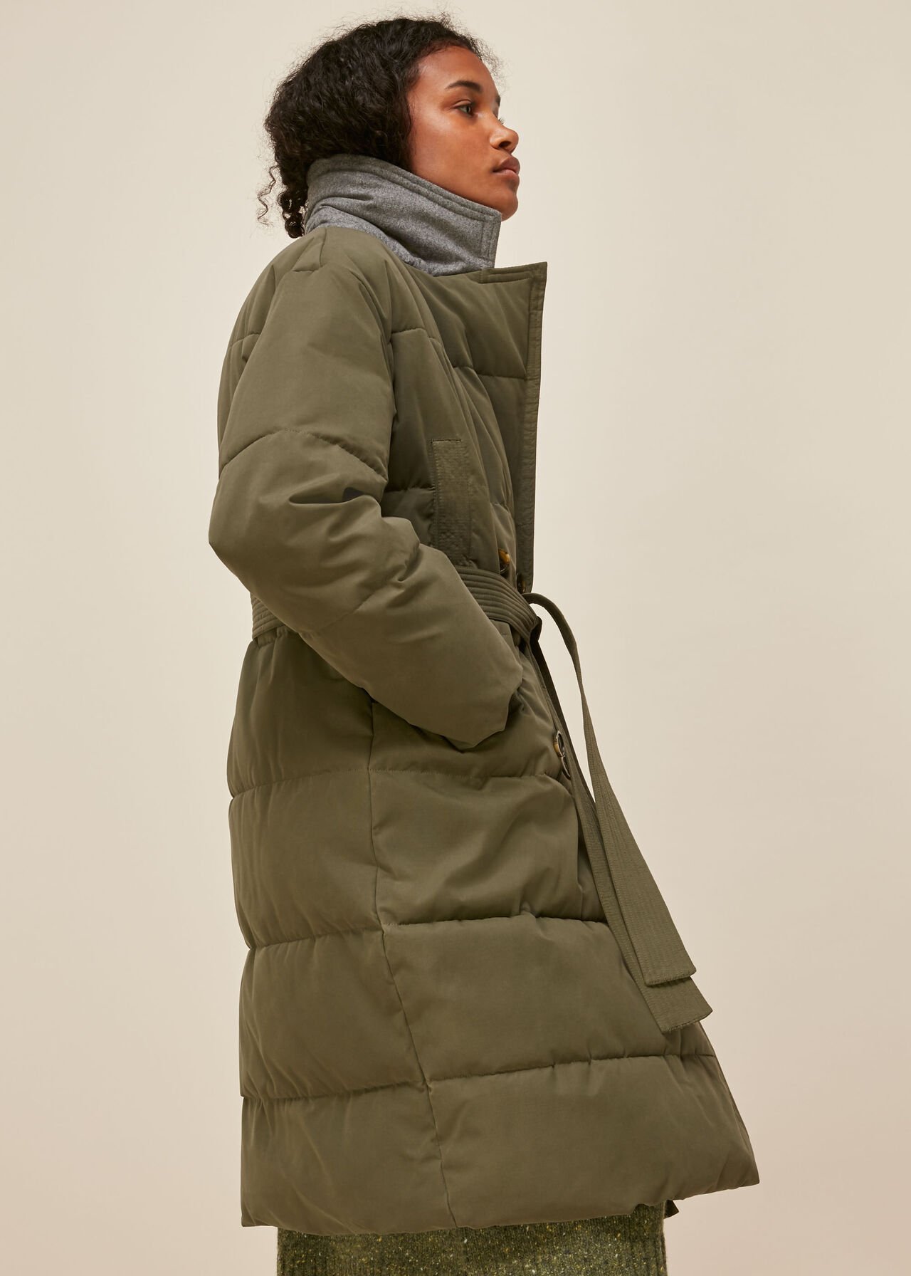 Trench Puffer Coat