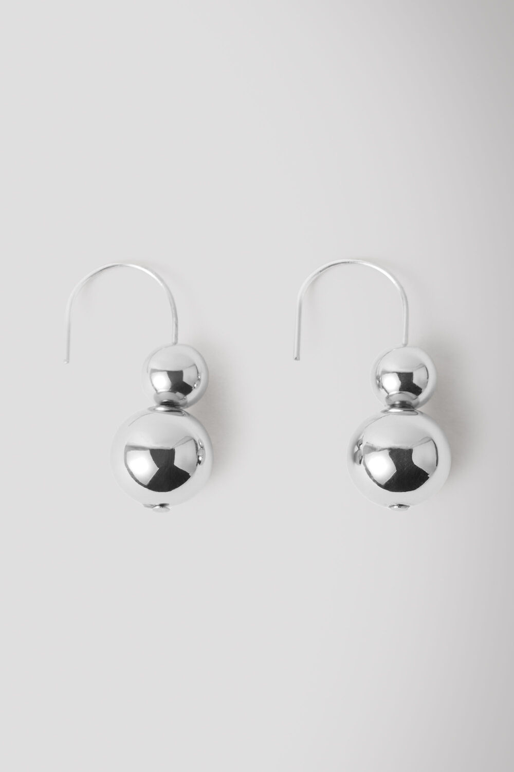 Double Sphere Wire Earring