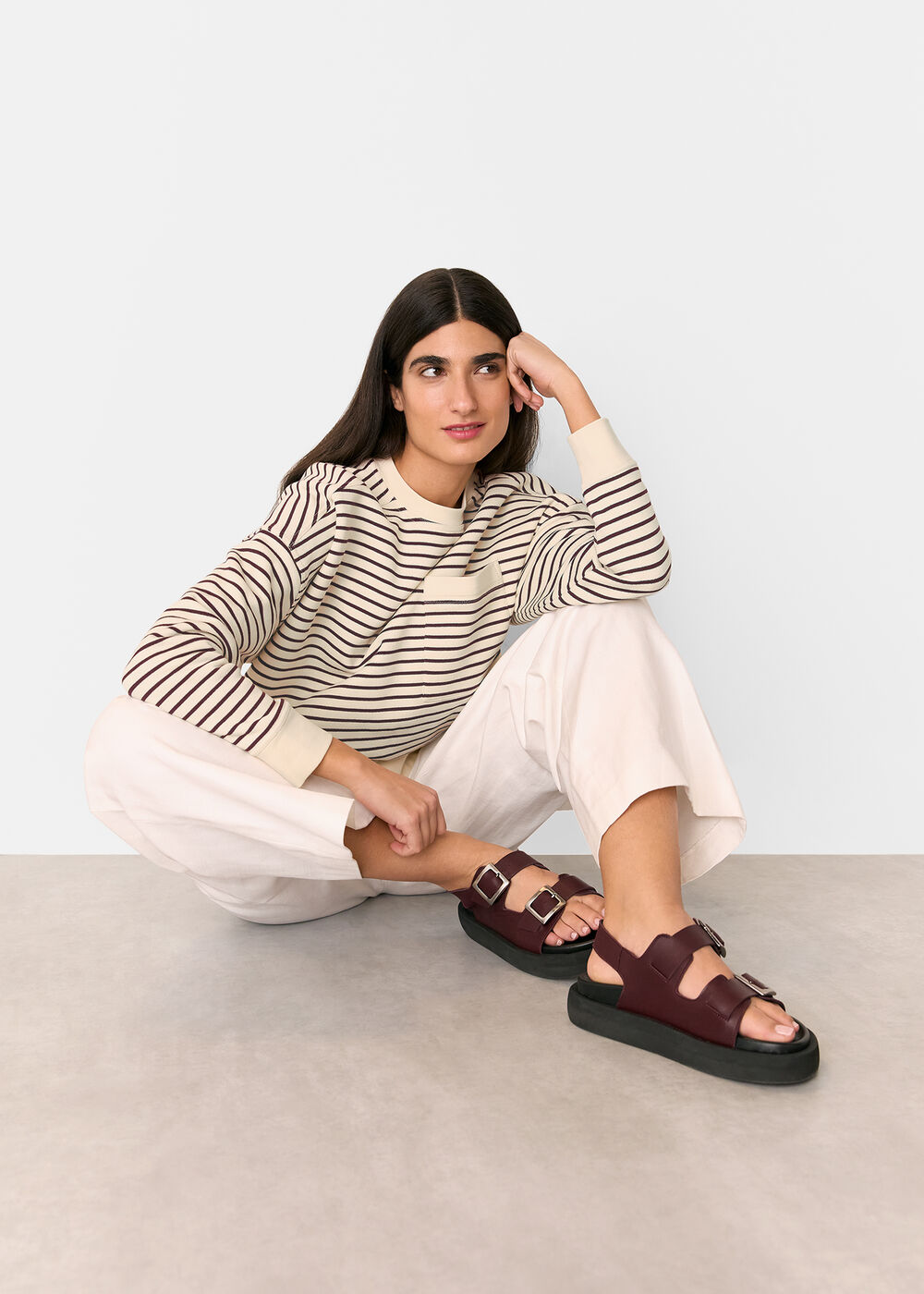 Stripe Sweat