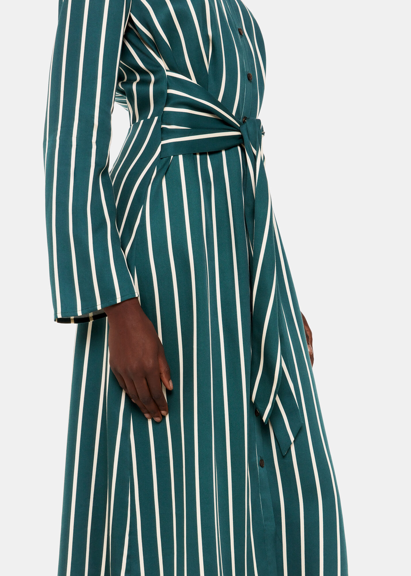 Whistles stripe shirt dress online