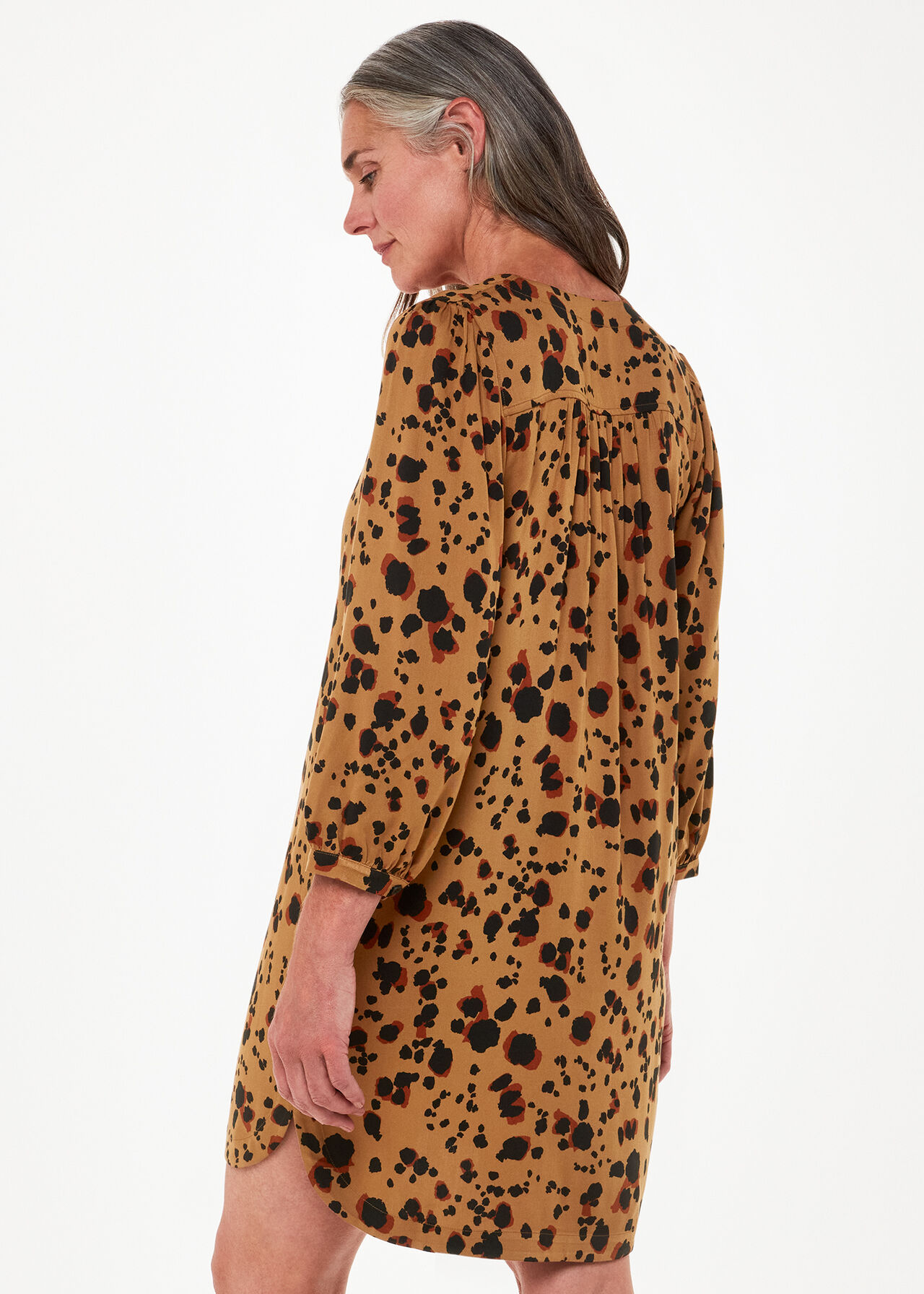 Striking Leopard Print Dress