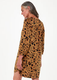 Striking Leopard Print Dress