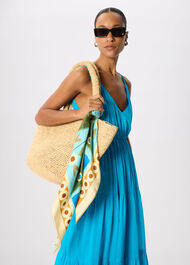 Cotton Maxi V Neck Sundress