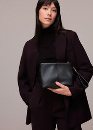 Avah Zip Top Clutch