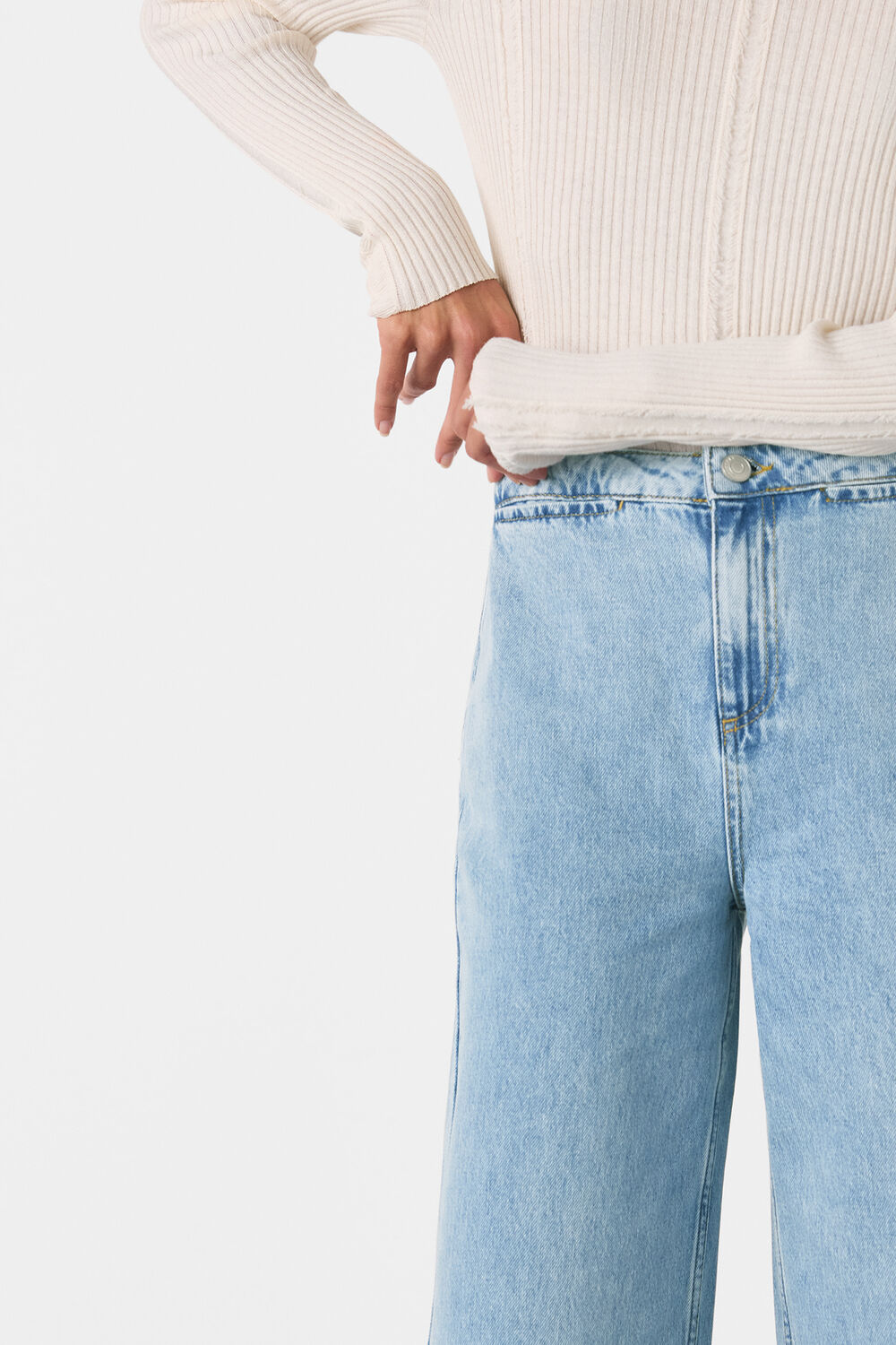 Authentic Ankle Wide Leg Jean