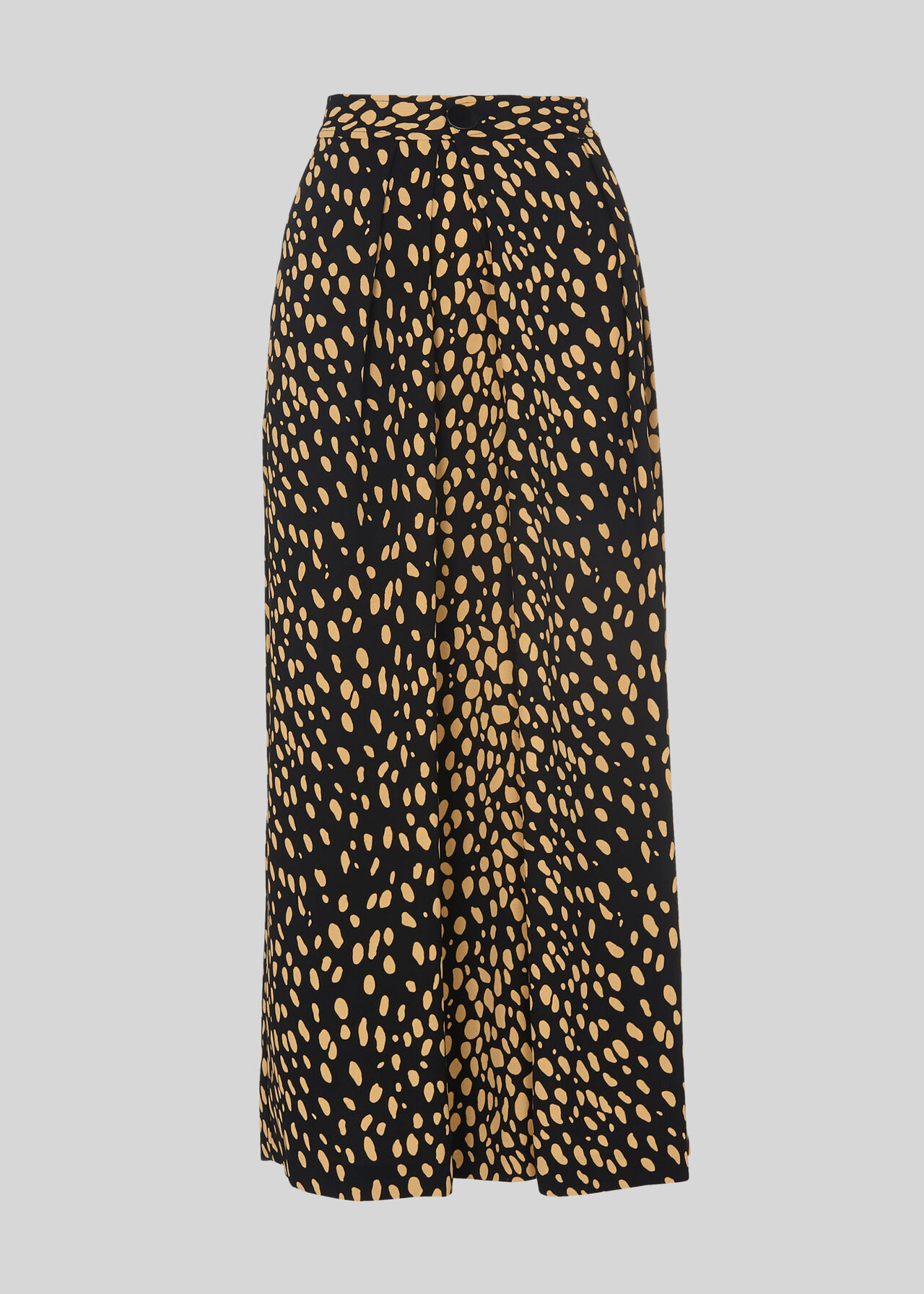 Animal Print Wrap Trouser Multicolour