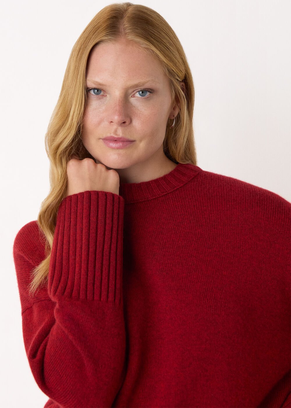 Heavy Cashmere Crew Neck Knit