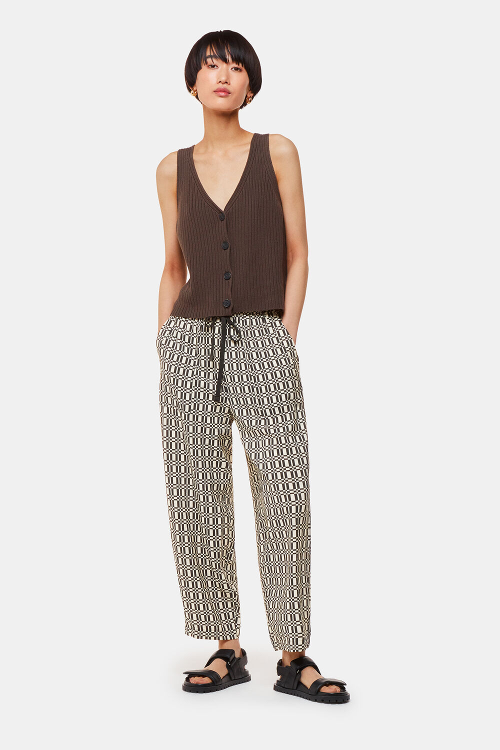 Link Check Print Trouser
