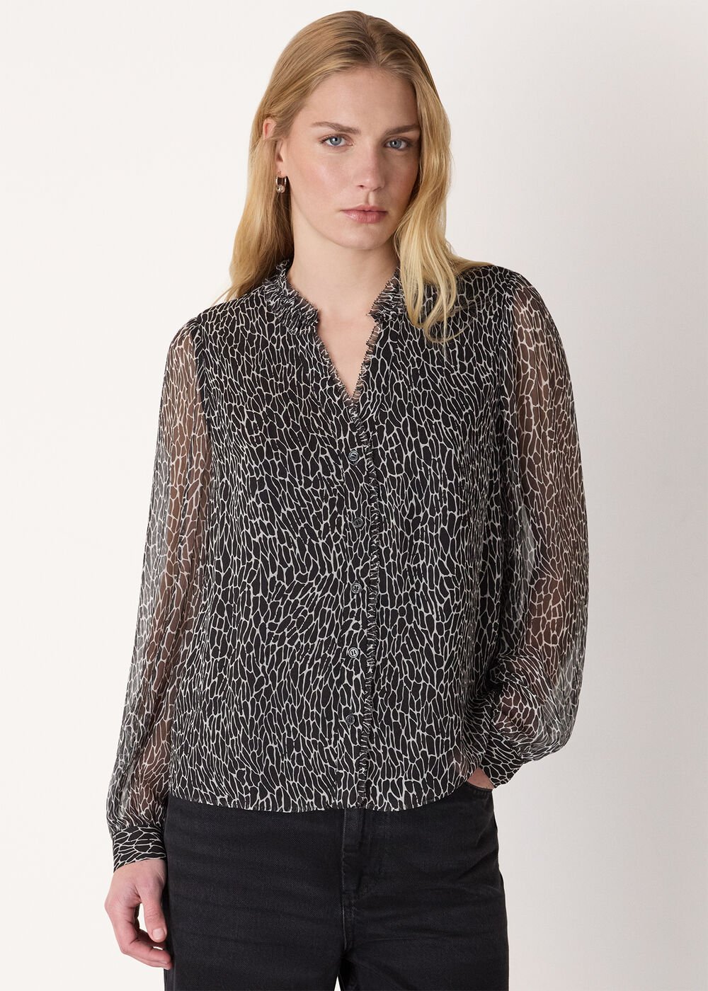 Dragonfly Long Sleeve Blouse