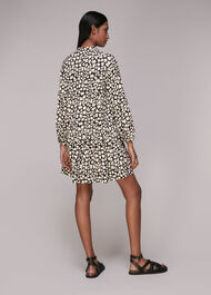 Giraffe Print Trapeze Dress