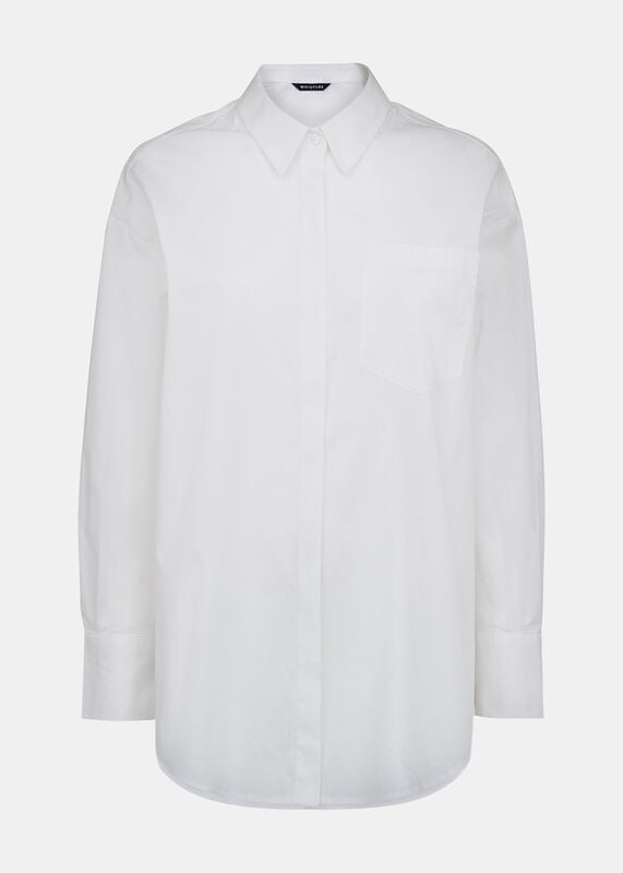 White Oversized Cotton Shirt