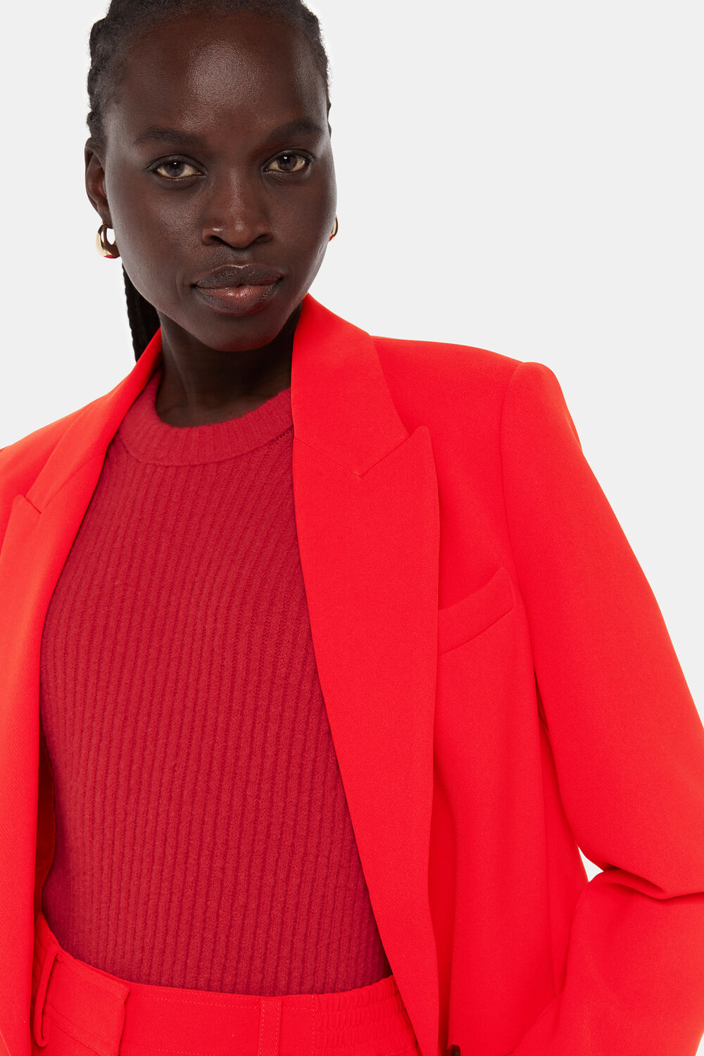 Boyfriend Crepe Blazer