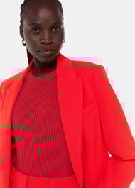 Boyfriend Crepe Blazer