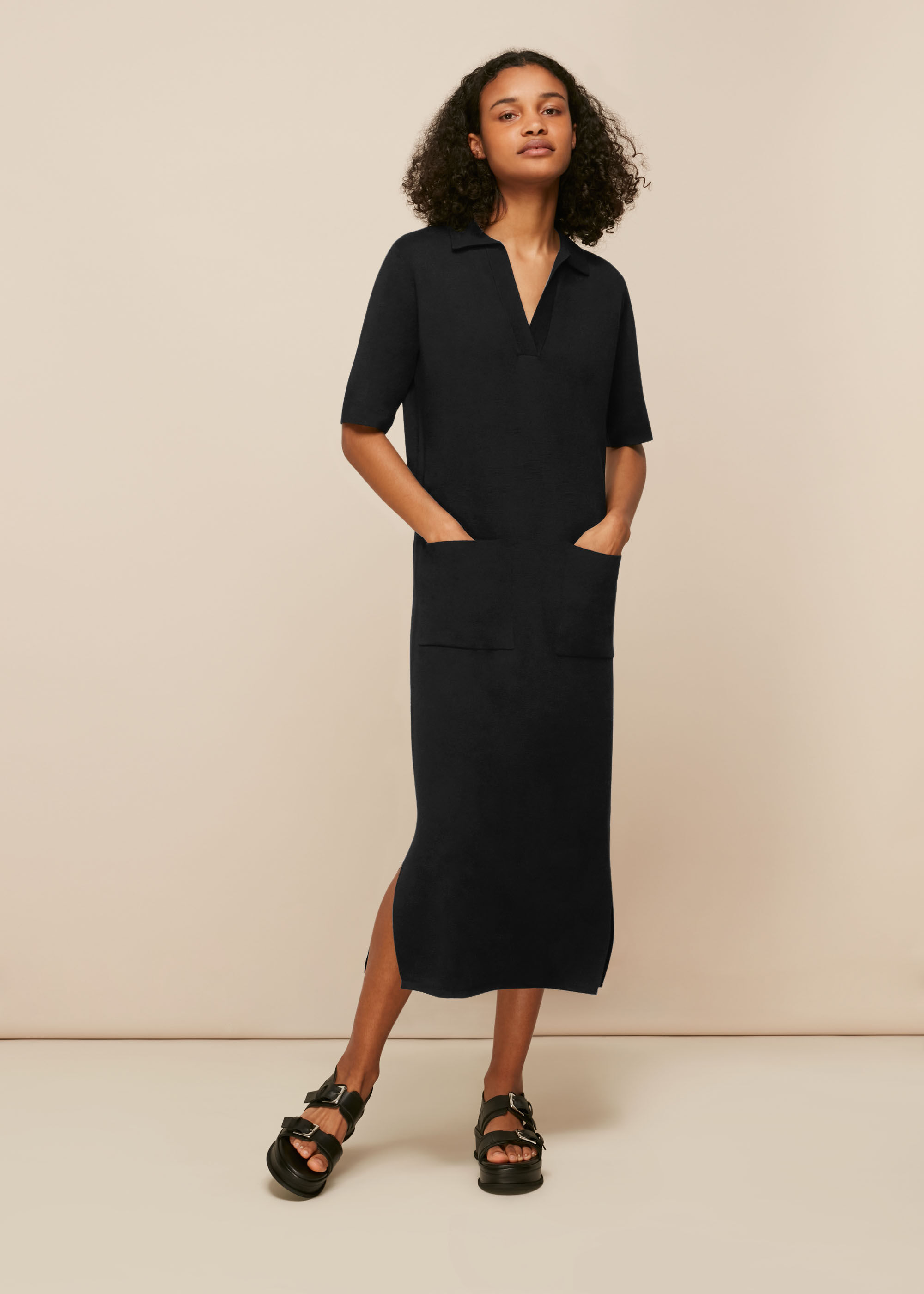 Polo knit dress discount