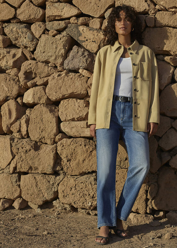 Denim Straight Full Length Jean