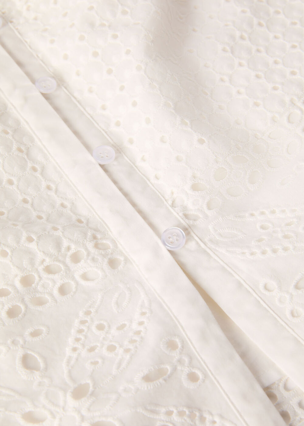Cotton Broderie Shirt