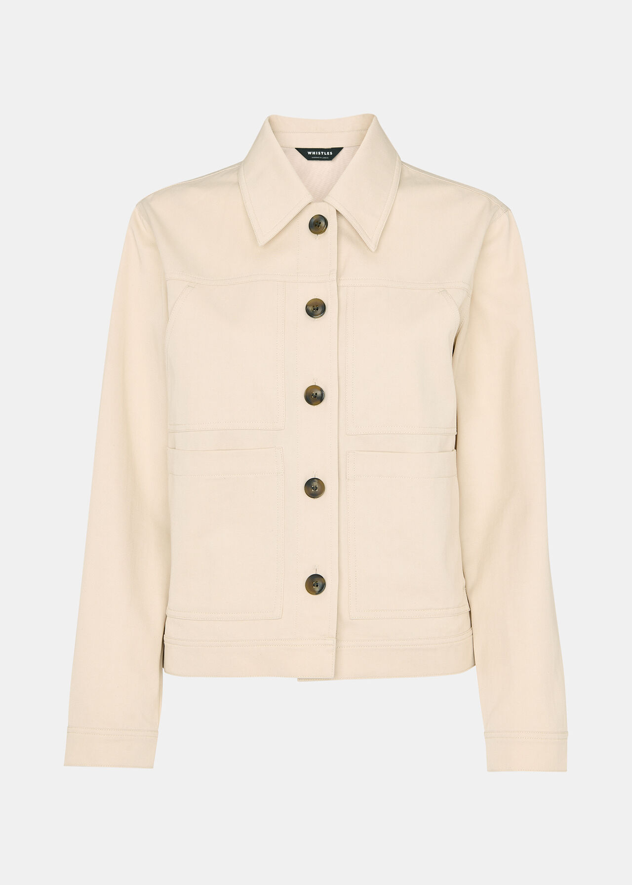 Whistles Mia Pocket Detail Jacket Whistles Mia Pocket Detail Jacket