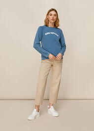 Bon Voyage Sweatshirt Pale Blue