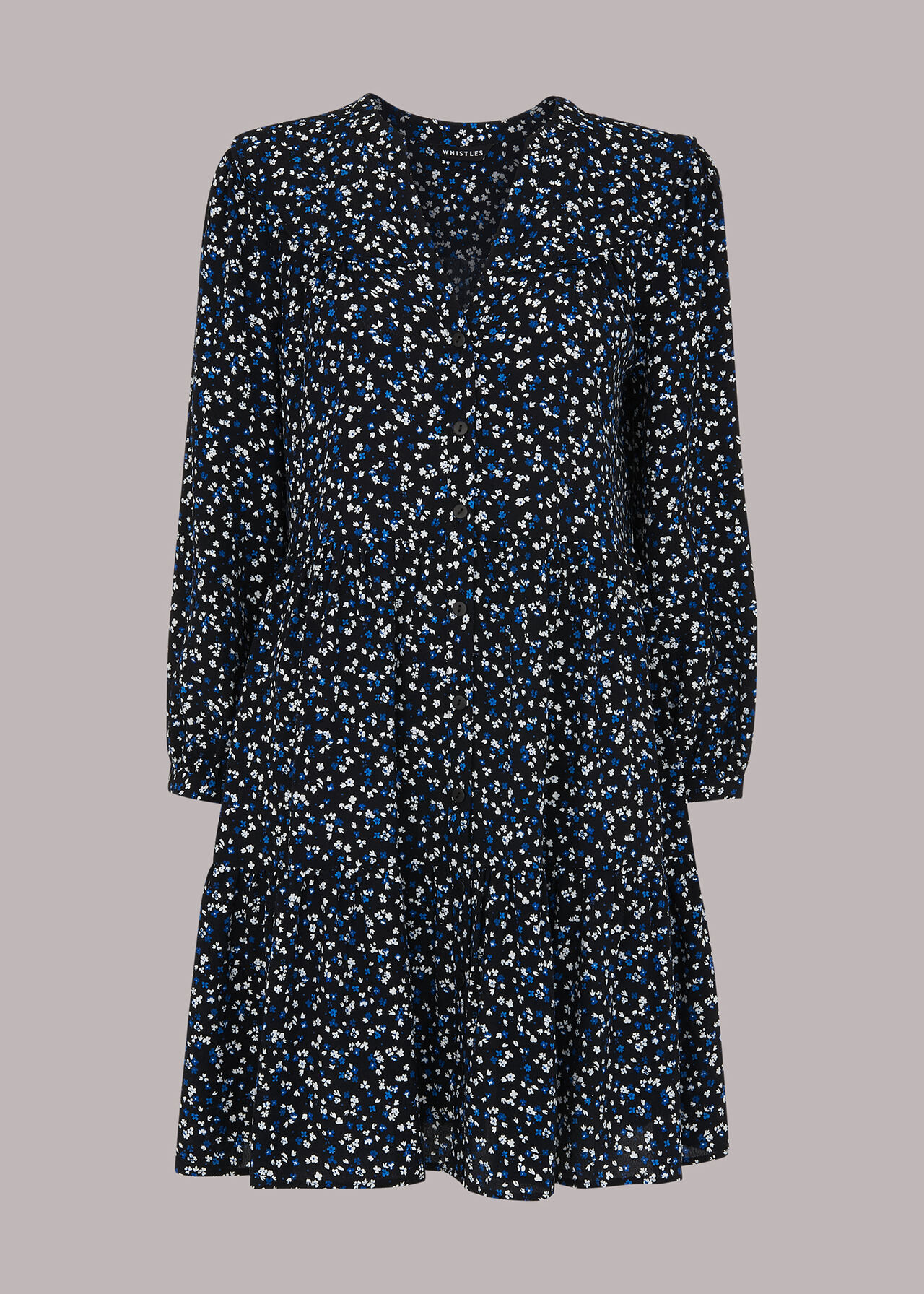 Delicate Floral Print Dress