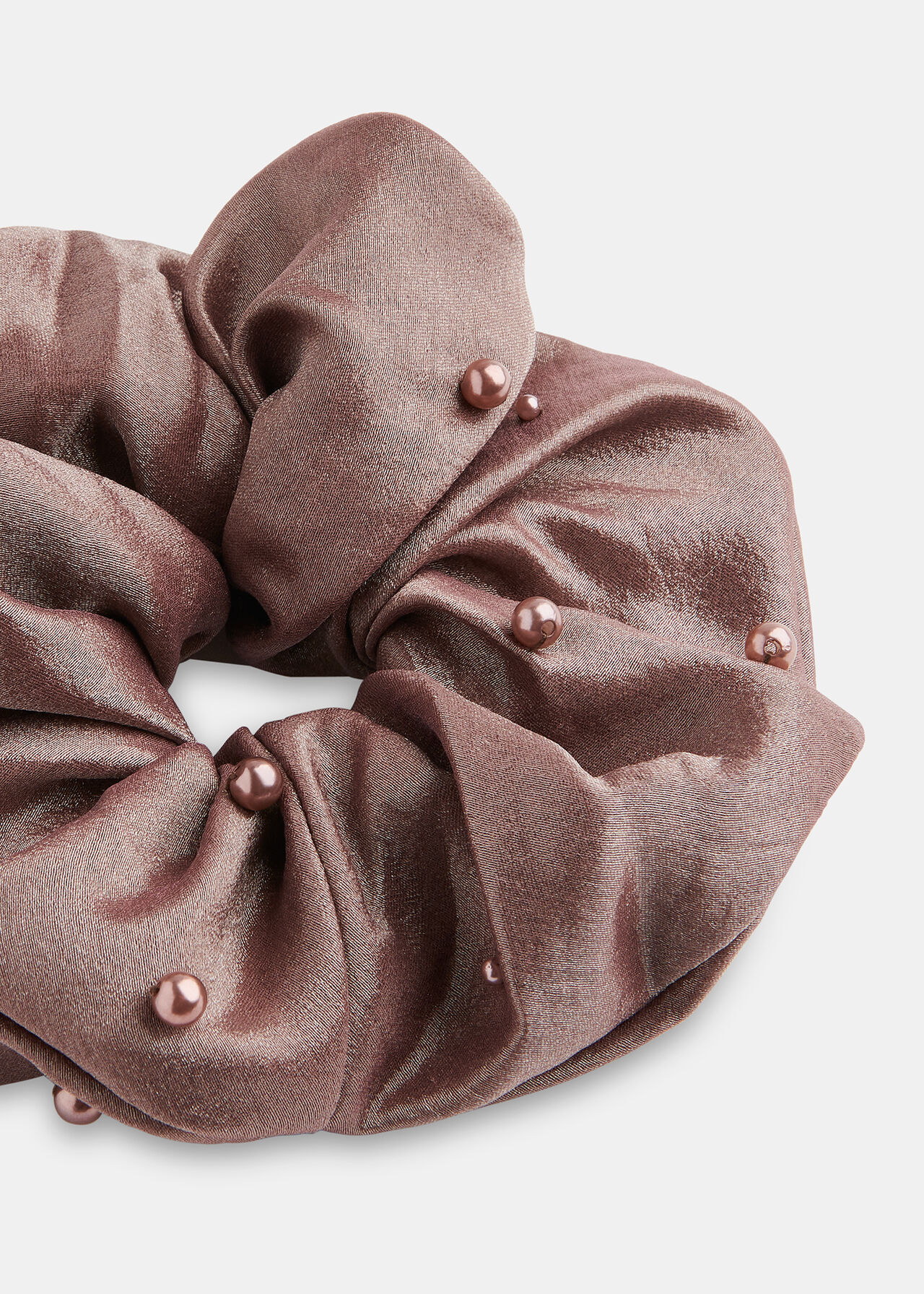 Large Beaded Scrunchie