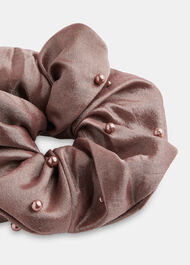 Large Beaded Scrunchie