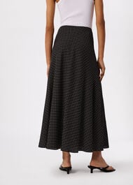 Mini Spot Fit and Flare Skirt