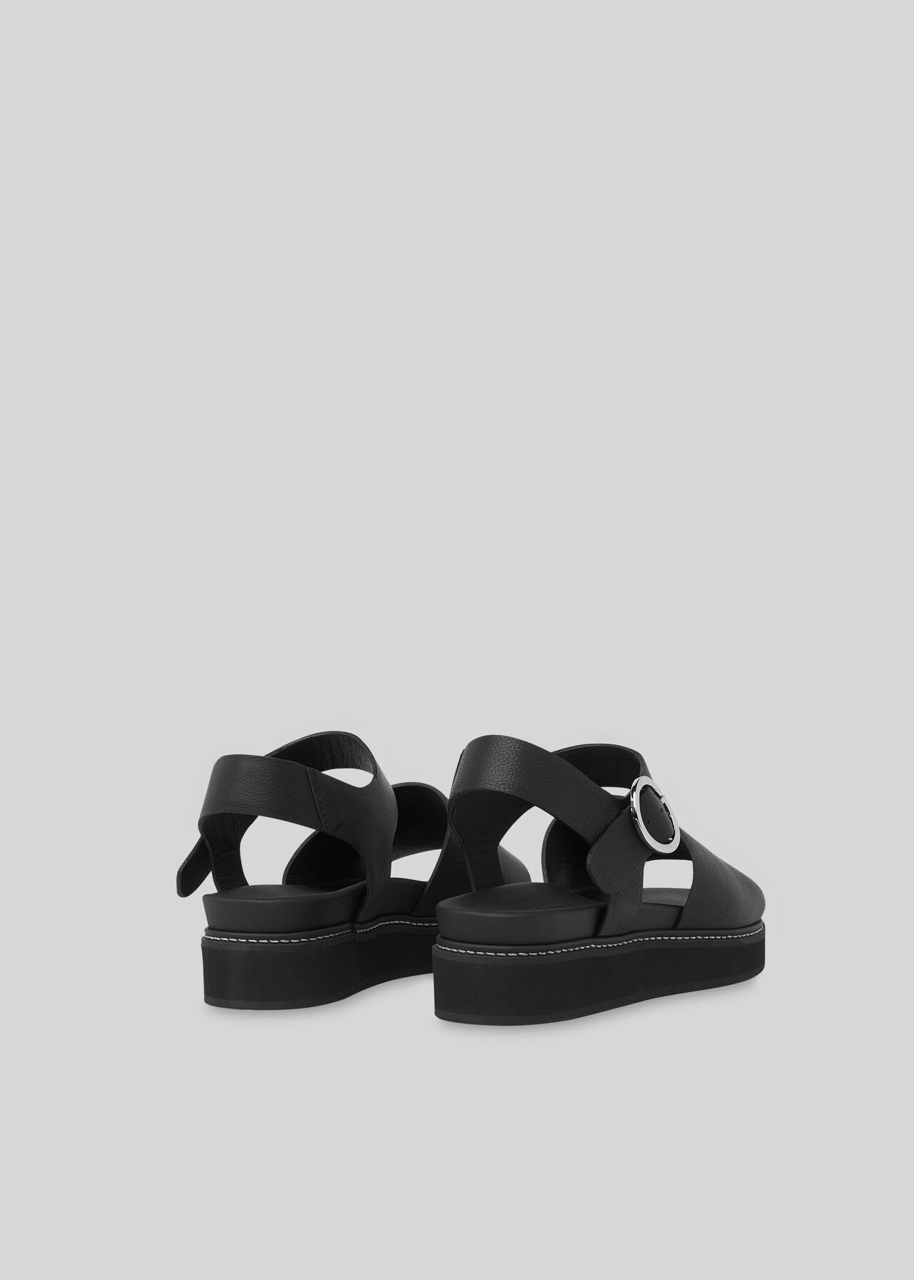 Kali Two Part Sandal Black