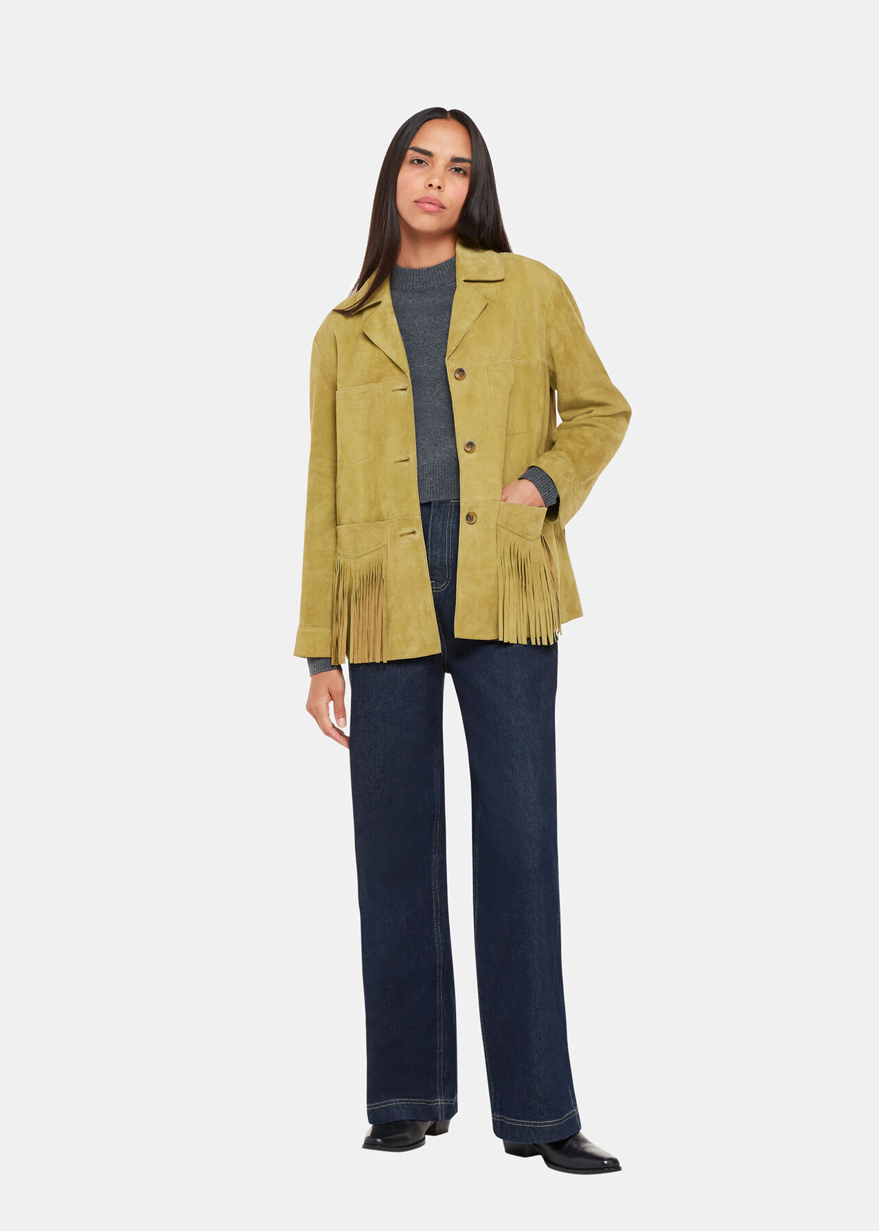 Lani Tassel Suede Jacket