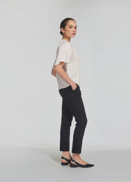 Paulina Textured Top Ivory